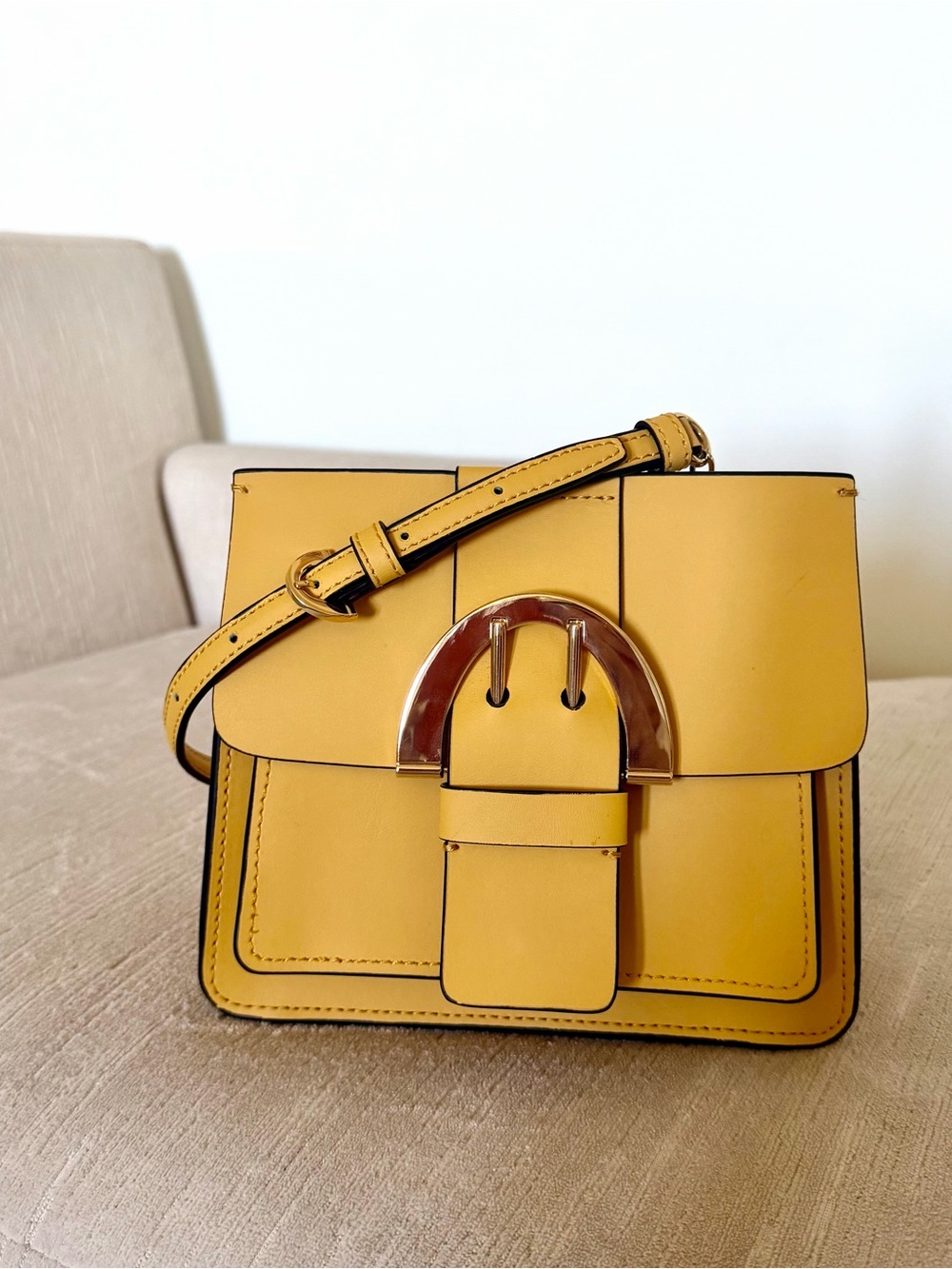 NWT Zac Posen Biba buckle chain Crossbody